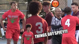 Elliot Cadeau, Julian Brown GETS HEATED vs Sam Alajiki & Ty-Laur Johnson!... 1 POINT GAME!!!