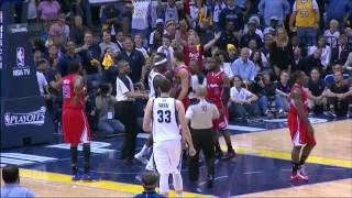 Matt Barnes Flagrant Foul On Zach Randolph(Flagrant1)