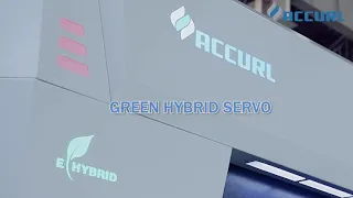 TOP LEVEL Servo Hybrid Press Brake - ACCURL EuroMaster CNC Bending 8-Axis