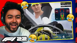 F1 22 GAME FUNNY MOMENTS & GLITCHES ONE WEEK AFTER LAUNCH!