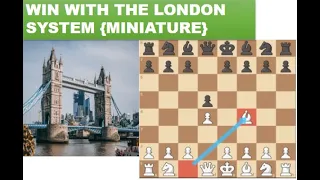 Beatifull london system miniature that leads to checkmate