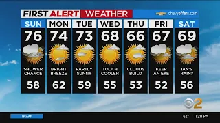 First Alert Forecast: CBS2 9/24 Nightly Weather at 11PM