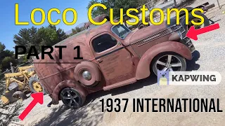 1937 International**GOT SLAMMED**Came in for ifs Front Suspension