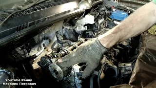 Hyundai Solaris загнуло клапан перескочила цепь замена ДВС Авторемонт