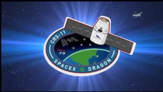 SpaceX Falcon 9 / CRS-11 NASA TV Launch Broadcast