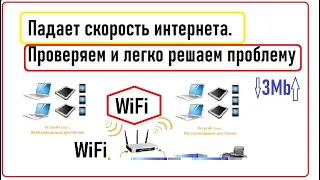 Падает скорость интернета. Проверяем и Легко решаем проблему