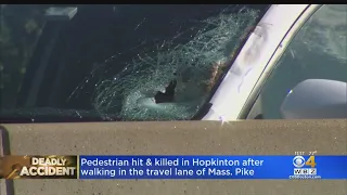 Person Dies After Being Hit By Car On Mass. Pike