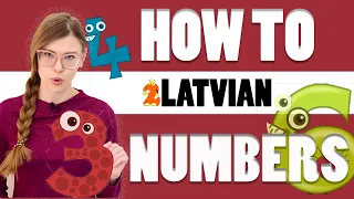 LATVIAN NUMBERS 1-10! | IRREGULAR LATVIAN LESSON