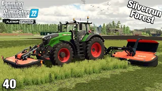 KUBOTA MOWER UPGRADE - Farming Simulator FS22 Silverrun Forest Ep 40