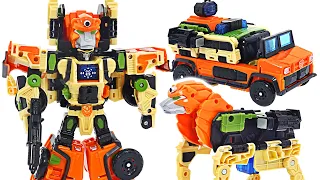 Hello Carbot samba change Sandbuster! Transform into a lion and a jeep! | DuDuPopTOY