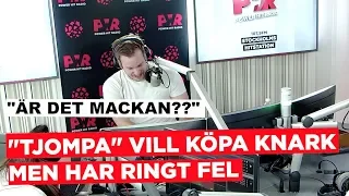 "TJOMPA" VILL KÖPA KNARK MEN RINGER FEL