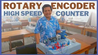 Belajar Mekatronika Yuk....Program PLC CP1E High Speed Counter dengan Input Rotary Encoder