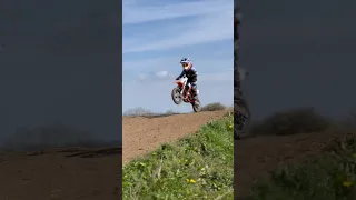 Motocross 4 year old - first track day on an SX 50cc ! #enjoytheride