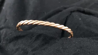DIY: Three-wire Braided Copper Bracelet