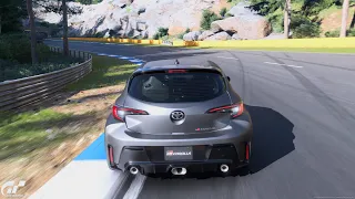 Gran Turismo 7 | Toyota GR Corolla MORIZO Edition '22 -Trial Mountain Circuit "2 Seater [4KPS5]