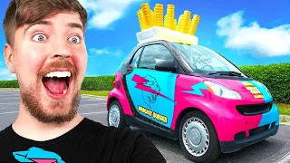 I Surprised MrBeast With A Custom Car!