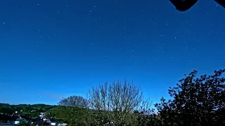 4K Sky At Night Time Lapse Over Devon - April 23, 2024