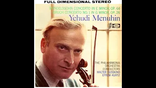 Mendelssohn: Violin Concerto in E minor, Op.64 - Yehudi Menuhin, Efrem Kurtz, Philharmonia Orchestra