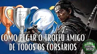 Ghost of Tsushima Director's Cut | DLC Ilha Iki | Guia do Troféu Amigo de Todos os Corsários