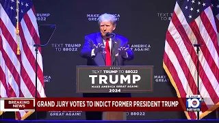NY grand jury votes to indict former President Donald Trump