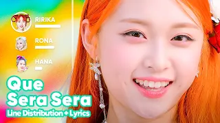 ILY:1 - Que Sera Sera (Line Distribution + Lyrics Karaoke) PATREON REQUESTED