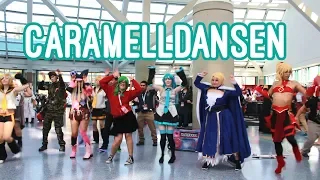 Everyone dancing the Caramelldansen【Anime Expo 2018】