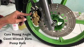 Yamaha 125ZR - Cara Buang Angin Pump Brek