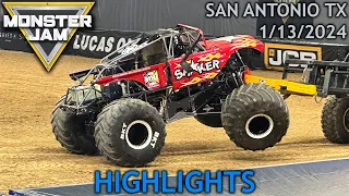 Monster Jam San Antonio TX - 2024, January 13th (Highlights) 4K 60fps