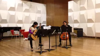 Cantilena (Aria) from Bachianas Brasileiras no. 5 - H. Villa-Lobos (Cello and guitar)