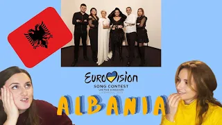 AlBANIA Eurovision 2023 REACTION VIDEO - Duje by Albina & Familja Kelmendi