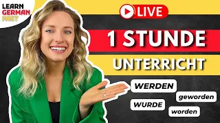 Das Verb "WERDEN" - Eine Stunde Unterricht 🇩🇪  Learn German Fast