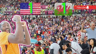 FIFA WORLD CUP DOHA: USA Fans React to 1-1 Draw with Wales