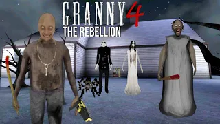 Granny 4 The Rebellion | Car 🚗 Escape Fullgamplay | Desi Bitwa Granny ka Car chura ke bhag gaya😂