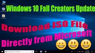 Download Windows 10 Fall Creators Update ISO file directly from Microsoft