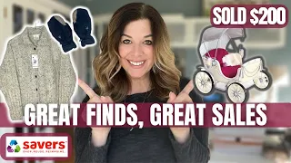 SHIP & SHOP! THRIFT with me at SAVERS Some Big Sales & Great Pickups Thrift Haul!