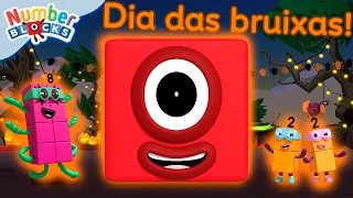 Special #diadasbruxas  Números Desenho Animado Para Crianças | Numberblocks em Portugues Brasil