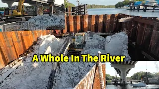 A Hole In St John's River With A Tractor In It Wild ??