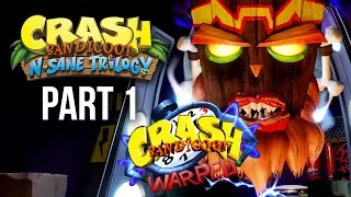 CRASH BANDICOOT 3 WARPED PS4 - Crash Bandicoot N.Sane Trilogy Walkthrough Part 1