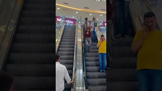 Random prank 🤣🤣 #ytshort #prank #funny #reaction #reaction #youtube #escalator #comedy