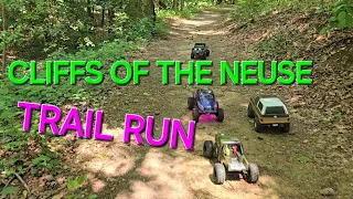 Cliffs of the Neuse trail run. With a couple RC crawling for the first time.