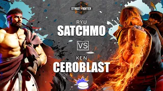 [Street Fighter 6 cb]SF6 Replay Satchmo(Ryu) vs Ceroblast(Ken)