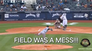 Juan Soto clutch hitting!!! Tigers vs. Yankees 7 inning recap ( Rain delay )