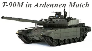 War Thunder - T-90M match on the Ardennen map