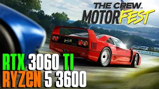 The Crew Motorfest | RTX 3060 ti | RYZEN 5 3600 | 1080p | Ultrа Settings Test