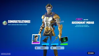 You DIDNT WIN The Rise of Midas Cup? Here Another Way to Get Ascendant Midas Skin NOW FREE Fortnite!