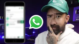 WhatsApp ficou VERDE