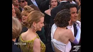 Nicole Kidman and Tom Cruise 1997 Oscar red carpet