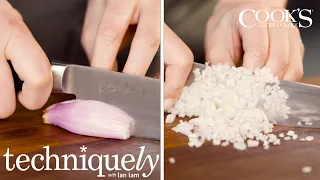 An Easier Way to Cut Shallots and Garlic? | Techniquely with Lan Lam