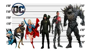 DC Size Comparison | The Biggest Characters of DC