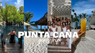 vlog: girls trip! atv riding, beach club, our icks, cooking class, all white dinner